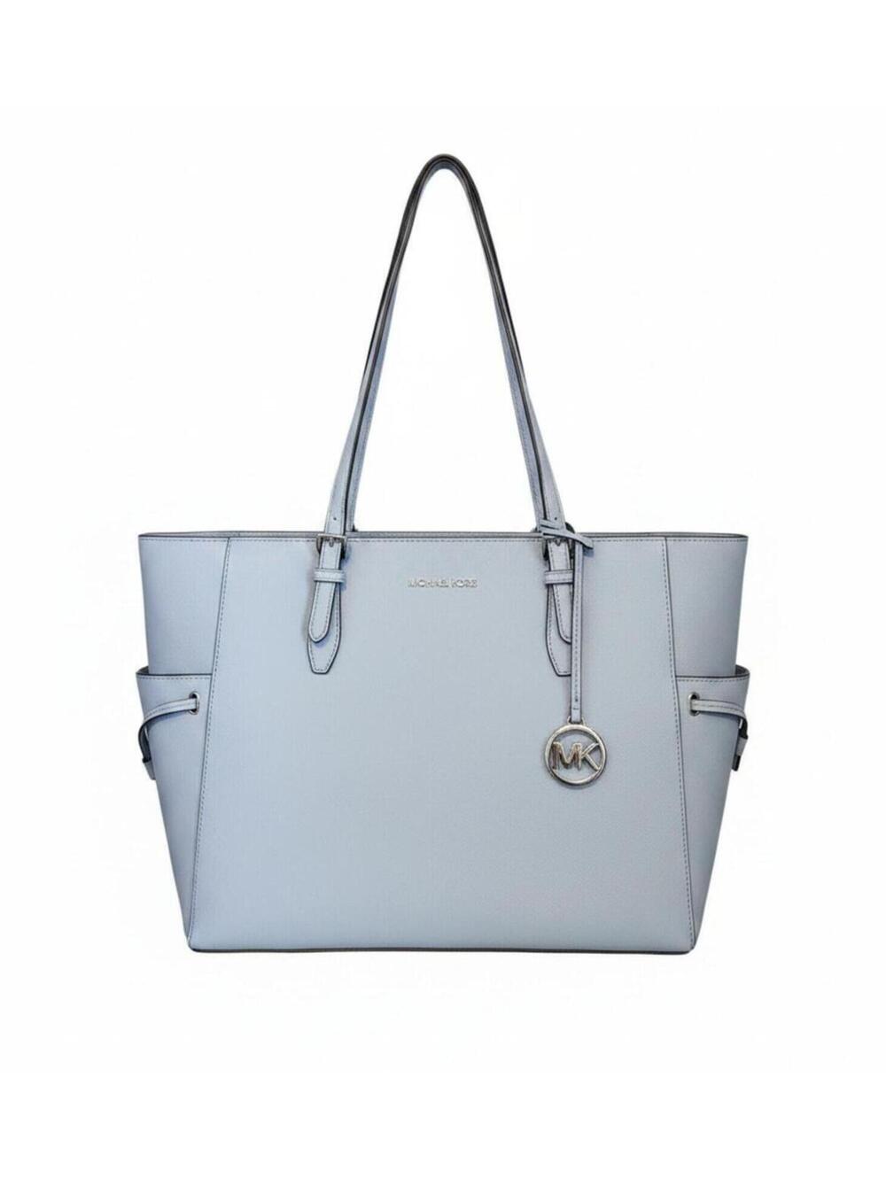 Michael Kors Gilly Large Jet Set Drawstring Top Zip Tote (Pale Blue)